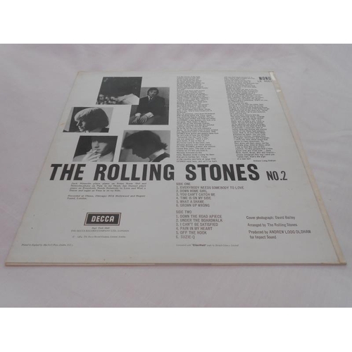 49 - Rolling Stones - No 2 UK LP record LK 4661 XARL 6619-26620 2A Ex plus