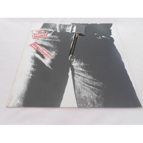 55 - Rolling Stones - Sticky Fingers UK 1st press LP record COC 59100 N/mint Matrix TML ROLLING STONES RE... 