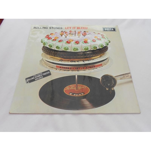 59 - Rolling Stones - Let It Bleed UK 1st press LK 5025 XARL 9363  P-1A and XARL 9364 P-1A VG+