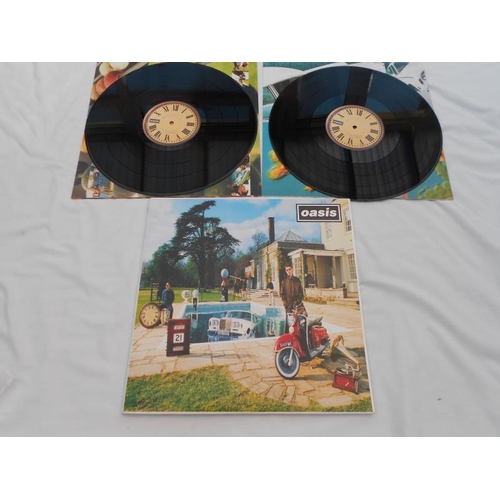 6 - Original Oasis  Be here now Creation CRELP 219 UK 1st press  double LP