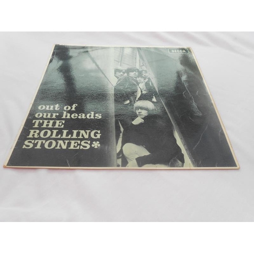 76 - The Rolling Stones - Out of our Heads. UK LP Record LK 4733 ARL 6973 - 8B and 6974 - 9A Ex