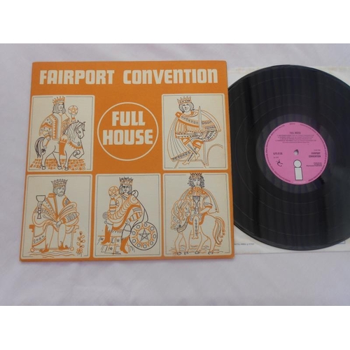 77 - Fairport Convention - Full House UK 1st press Textured sleeve ILPS 9130 A-3-1-1 and B-3-1-1 Ex