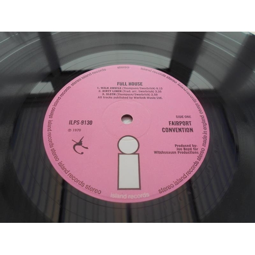 77 - Fairport Convention - Full House UK 1st press Textured sleeve ILPS 9130 A-3-1-1 and B-3-1-1 Ex