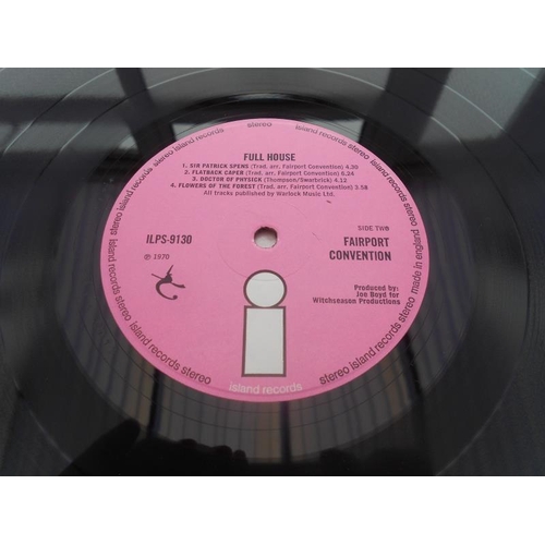 77 - Fairport Convention - Full House UK 1st press Textured sleeve ILPS 9130 A-3-1-1 and B-3-1-1 Ex