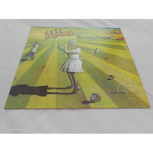 79 - Genesis - Nursery Cryme USA LP record CAS 1052 A2 and B2 Pink Scroll N/mint