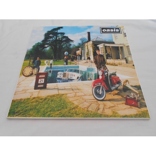 8 - Original Oasis  Be here now Creation CRELP 219 UK 1st press double LP