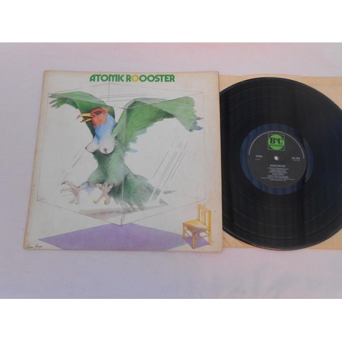 88 - Atomic Rooster - Atomic Rooster Rare UK LP 1st press Large B&C Logo CAS 1010 A-2 and B-2 EX