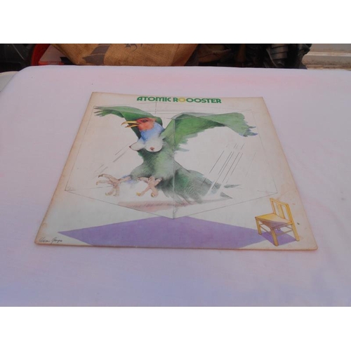 88 - Atomic Rooster - Atomic Rooster Rare UK LP 1st press Large B&C Logo CAS 1010 A-2 and B-2 EX