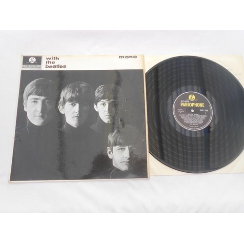 98 - The Beatles - With the Beatles Very Rare UK 1st press PMC 1206 XEX 447-1N and XEX 448-1N N/EX