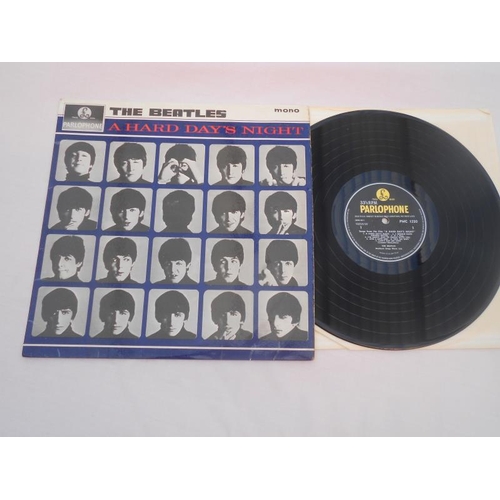 99 - The Beatles - A Hard days night UK LP 1st press PMC 1230 XEX 481- 3N and XEX 482 – 3N EX