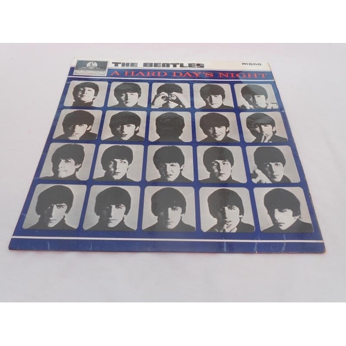 99 - The Beatles - A Hard days night UK LP 1st press PMC 1230 XEX 481- 3N and XEX 482 – 3N EX