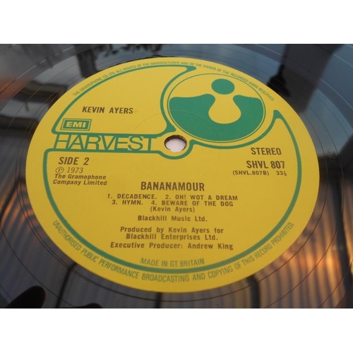 134 - Kevin Ayers – Bananamour UK 1st press record LP SHVL 807 A-3 and B-3 N/Mint