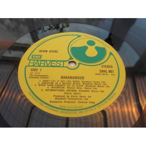 134 - Kevin Ayers – Bananamour UK 1st press record LP SHVL 807 A-3 and B-3 N/Mint