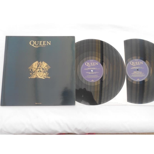 145 - Queen Greatest Hits UK double LP 1st press PMTV 21 A-2U-1-1 and B-1U-1-1 and PMTV 22 A-2-1-2 and B-2... 