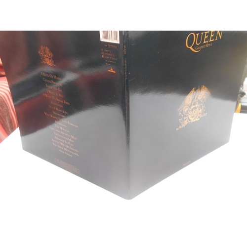 145 - Queen Greatest Hits UK double LP 1st press PMTV 21 A-2U-1-1 and B-1U-1-1 and PMTV 22 A-2-1-2 and B-2... 