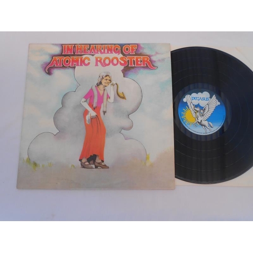 149 - Atomic Rooster - In the hearing of UK 1st press record LP [PEG 1 A-1U and B-1U Near Mint