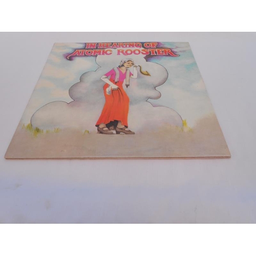 149 - Atomic Rooster - In the hearing of UK 1st press record LP [PEG 1 A-1U and B-1U Near Mint