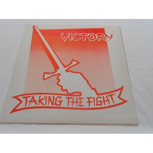 152 - Victory - Taking the fight UK LP Record HOT 3 1317 HOT 3 A-1 and B-1