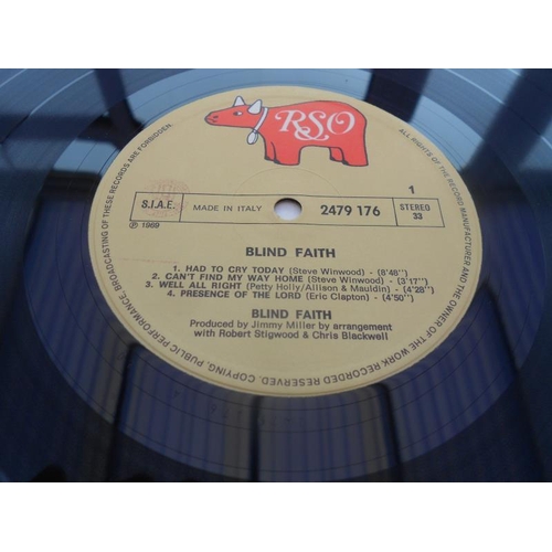 173 - Blind Faith – Blind Faith Italy Record LP RSO 2479 176 A-520 and B 520 EX