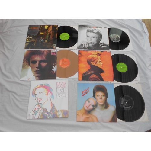 188 - David Bowie Collection of x 6 LP’s All in Excellent plus to mint condition (Still sealed)