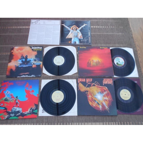 190 - Uriah Heep LP collection x 5 The vinyl are in excellent condition as are the sleeves Mostly UK issue... 