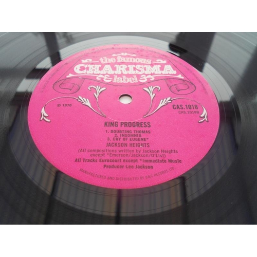 209 - Jackson Heights - King Progress UK 1st press record LP CAS 1018 A-1U and B-1U N/M