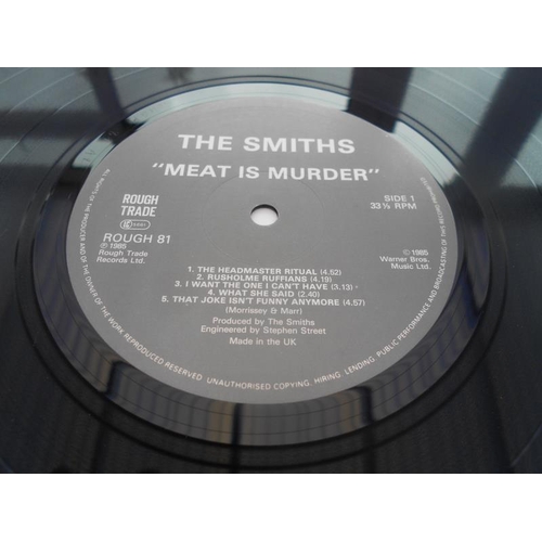 223 - The Smiths – Meat is Murder UK 1st press record LP ROUGH 81 A-2 B-2 N/M Illness is Art and Doing the... 