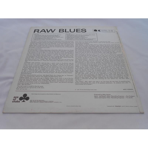 237 - Raw Blues- Mayall, Clapton. UK Record LP SCL 1220 ZAL 7561-1W and 7562-2W N/M