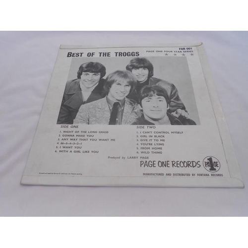 240 - The Troggs – Best of., UK 1st press record LP Page One  FOR 001 IL 2 and 2L 1 VG+