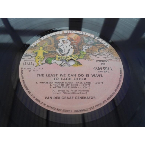 255 - Van Der Graaf Generator – The least we can do.. Italy record LP 6369 901L  1-1 and 2-1 N/M