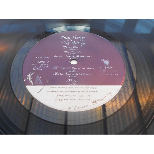 286 - Pink Floyd - The Wall USA LP Record PC2 36183 PAL 36184-1D PBL 36184 1F PAL 36185 1D and PBL36185 1D... 