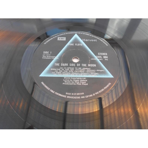 302 - Pink Floyd - Dark side of the Moon UK Record. Very early press SHVL 804. A-3 ROD B-2 GOR NM