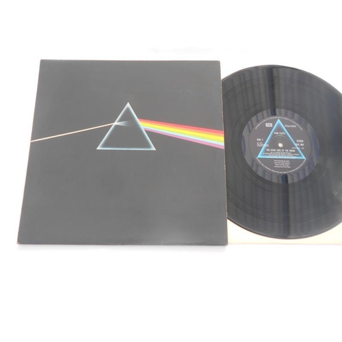 306 - Pink Floyd - Dark side of the Moon UK LP Record. SHVL 804. A-8 and B-7 EX