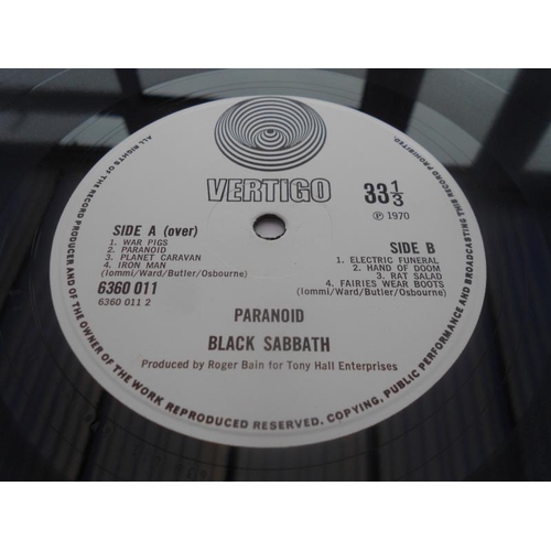 311 - Black Sabbath – Paranoid 1971 UK LP Vertigo swirl 6360011 1-Y1 and 2-Y1 EX +