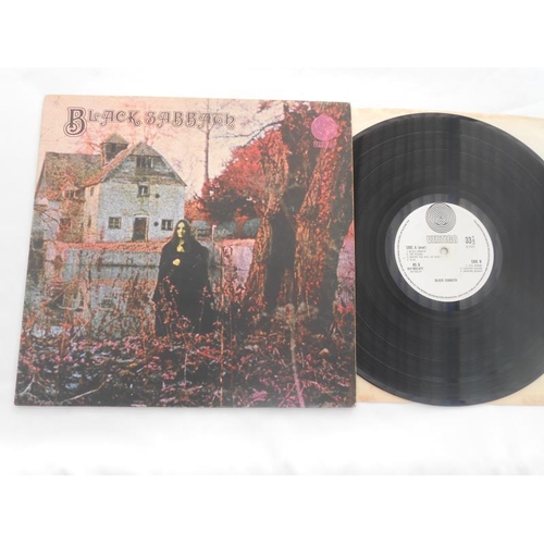 324 - Black Sabbath - Black Sabbath UK LP V06 847903 VTY 1Y-1 and 2Y-2 EX