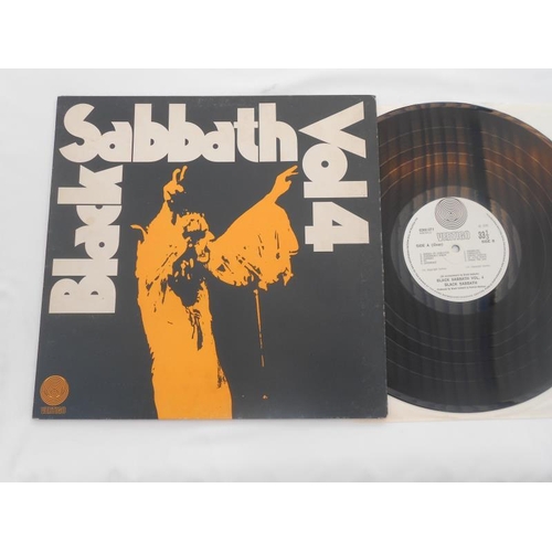 325 - Black Sabbath - Vol 4 UK 1st press LP 1972 Vertigo swirl Record 6360 071 1Y- 1 and 2Y-1 NM