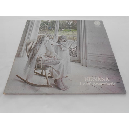 332 - Nirvana – Local Anaesthetic UK 1st press vertigo swirl record LP 6360031  1Y-1 11 and 2Y-1 11 EX