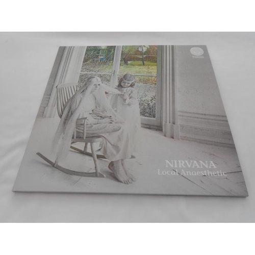 332 - Nirvana – Local Anaesthetic UK 1st press vertigo swirl record LP 6360031  1Y-1 11 and 2Y-1 11 EX