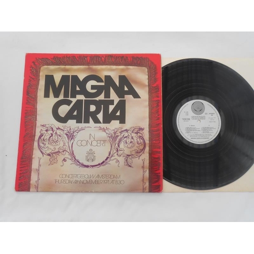 347 - Magna Carta – In Concert Italy 1st press Vertigo Swirl record LP 6360 068 1 1 520 and 2 1 520 EX+