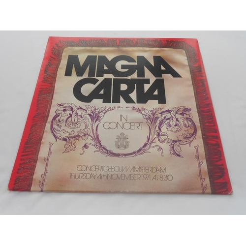 347 - Magna Carta – In Concert Italy 1st press Vertigo Swirl record LP 6360 068 1 1 520 and 2 1 520 EX+