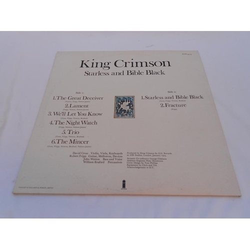 379 - King Crimson – Starless and Bible Black UK LP ILPS 9275 A-3U and B-3U EX