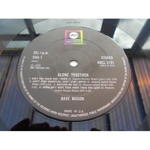 382 - Dave Mason – Alone together UK LP record ABCL 5191 A-1 and B-1 NM