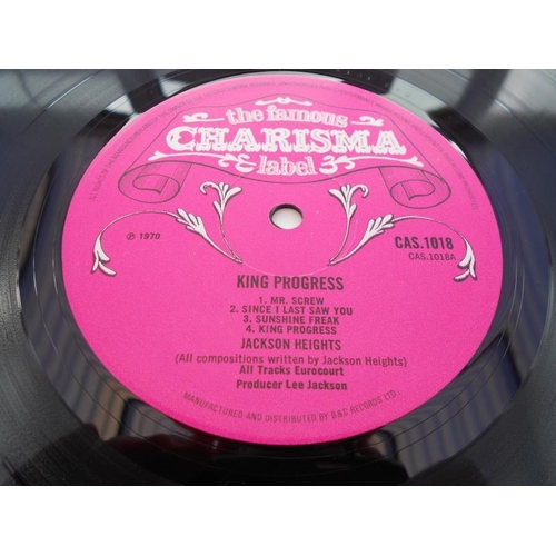 388 - Jackson Heights - King Progress UK 1st press record LP CAS 1018 A-1U and B-1U Mint