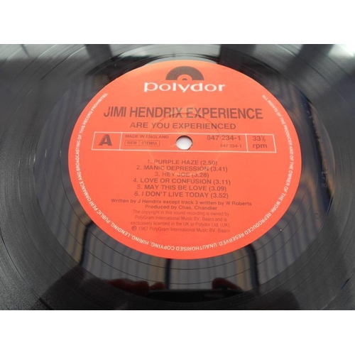 392 - Jimi Hendrix – Are you experienced UK record LP 847234 A-1U-1-1 and B-1U-1-1 EX+