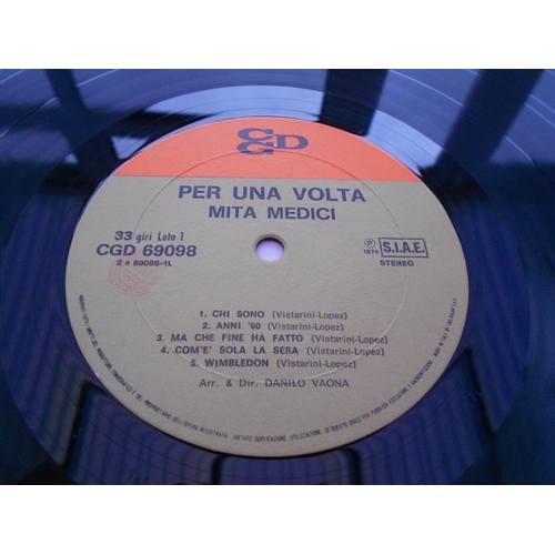 414 - Mita Medici – Per Una Volta Italy 1974 1st press record LP CGD 69098 EX