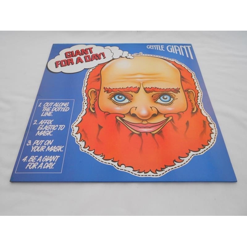 451 - Gentle Giant – Giant for a Day UK 1st press with Mask LP record CHR 1186 A-1 and B-2 NM