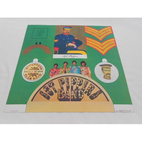 460 - The Beatles Sgt Peppers UK 1st press LP record PCS 7027 XEX 637-1 and XEX 638-1 EX+