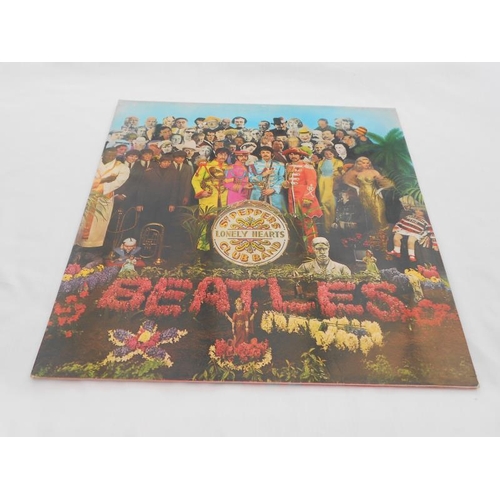 460 - The Beatles Sgt Peppers UK 1st press LP record PCS 7027 XEX 637-1 and XEX 638-1 EX+