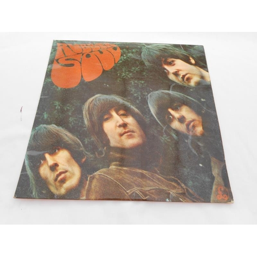 464 - The Beatles - Rubber Soul UK 1st press Record LP PMC 1267 XEX 579-1 XEX 580-1 VG+ - EX