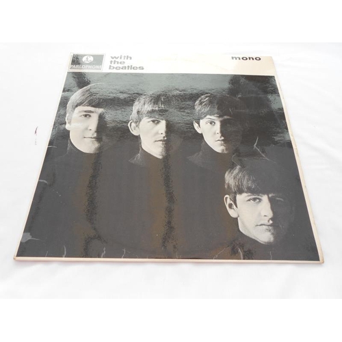 471 - The Beatles – With the Beatles. UK record LP PMC 1206 XEX 447-7N and 448-7N EX+